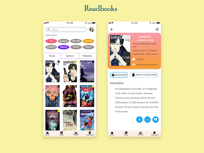 E-Book App Design