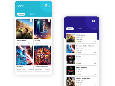 Movie app design adobexd app appdesign branding chennai chennaidesigners design movie movieapp ui uidesign ux