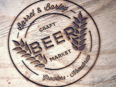 Growler Shop Branding branding logo typography