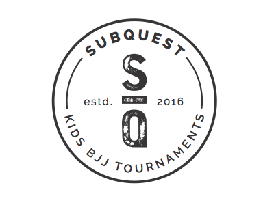 SUBQUEST branding logo stamp