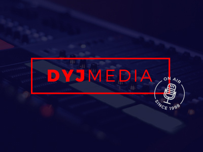 DYJ Media branding business logo