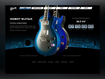 Gibson Robot Guitar art direction design gibson