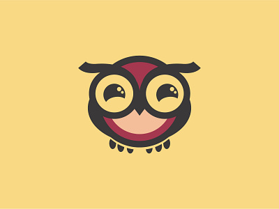 Cute Owl animal brand branding cartoon children cute design illustration logo logotype logotyphes owl