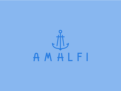 Amalfi anchor branding logo logotype vector