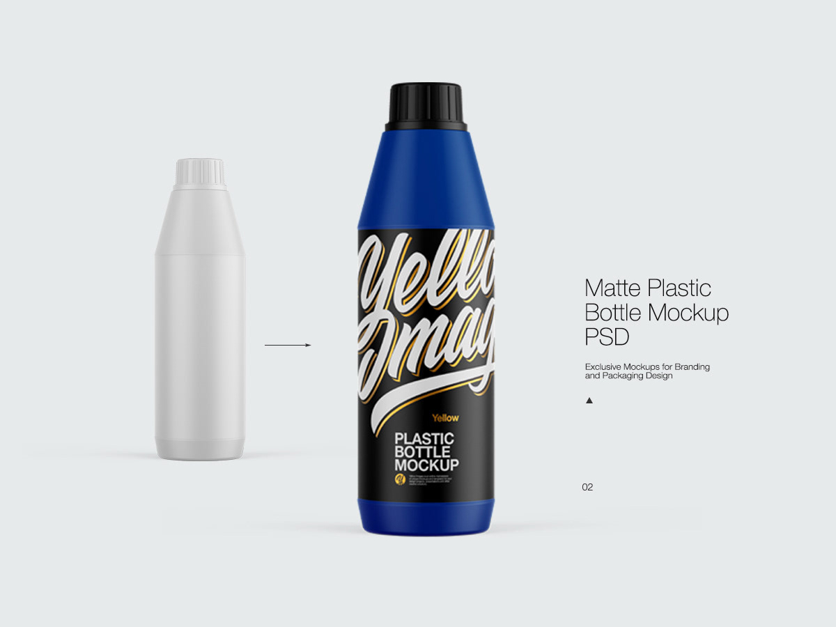 Download Plastic Bottle Mockup By Igor Batvinov On Dribbble PSD Mockup Templates