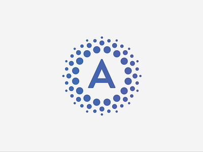 The A logo concept logo vector