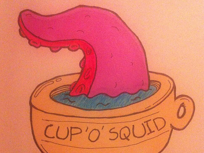 Cup 'o' squid