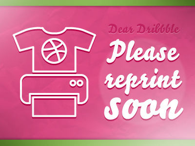 Dribbble Reprint dribbble reprint request shirt shop t shirt