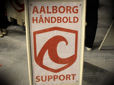 Aalborg Håndbold Support Logo 4 aalborg denmark handball håndbold logo