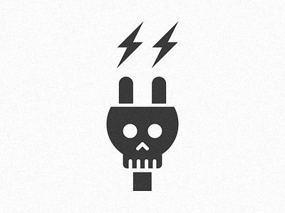 Deadvoltage Logo beingbendsen bendsen deadvoltage electric logo skull voltage wire