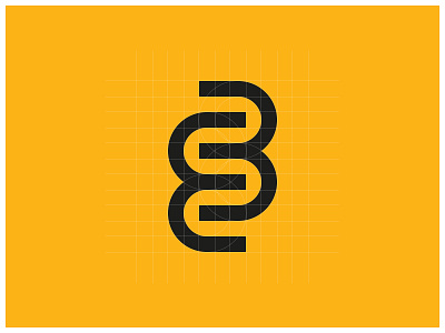 BE branding design grid icon identity logo mark typography