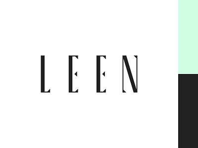 LEEN brand design brand identity branding design logo logodesign logotype typography