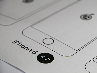 iPhone 6 Print-Template concept iphone iphone 6 print template