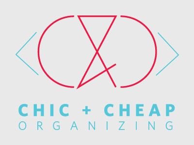 Chic + Cheap Organizing Concept