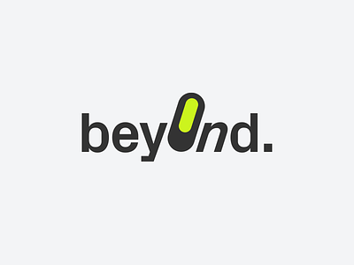 Beyond - Logo Concept light branding design flat graphic design illustration logo minimal typography ui vector