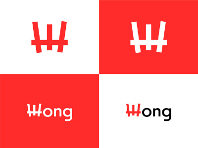 Personal logo design onsists of the  "W" and "王"