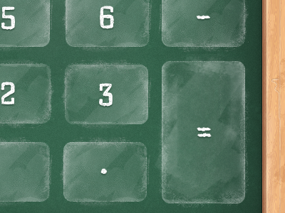 HowCalc chalkboard calculator calculator app chalk chalkboard iphone app ui design