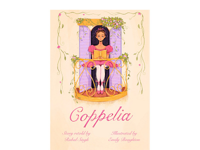 Coppèlia applepencil artwork ballet book cover book design character character design characterdesign childrens book design digital illustration editorial design illustration ipadpro kid lit picture book poster design procreate story book