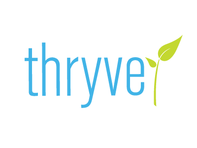 Thryve Logo app branding logo startup thryve