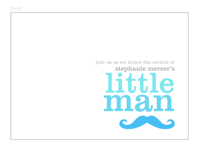 Baby Shower Invitation, [front]