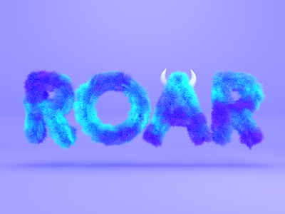 ROAR! 3d blender cycles monstersinc pixar roar sully