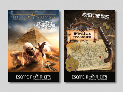 Escape Room City design poster