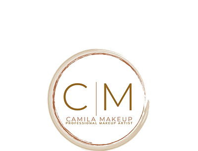 Camila Makeup branding design instagram logo makeup professional vector