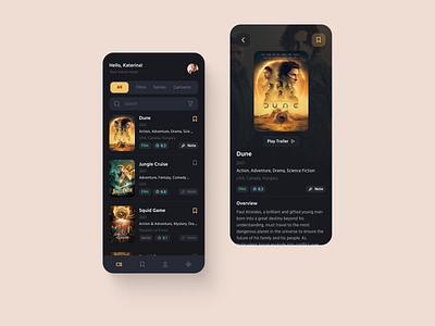 Movie Note | Concept App app mobile movie ui ux