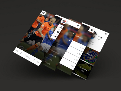 WC2014: Screens app clean design flat interface ios minimal simple soccer sports ui ux