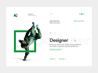 Nedbank Design System design system landing