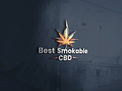 logo designed for Best Smokable CBD artwork brand name branding design icon logo logo design logo icon typography vector