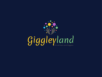 Giggleyland Logo Design babypink babyshop design kids illustration kidslogo logo logo design logo icon