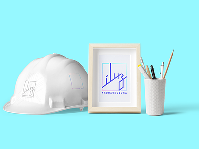 íluz – naming and branding design architecture brand branding concept design light logo mockup naming íluz