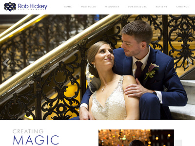 Wedding Site Design - No Script Fonts