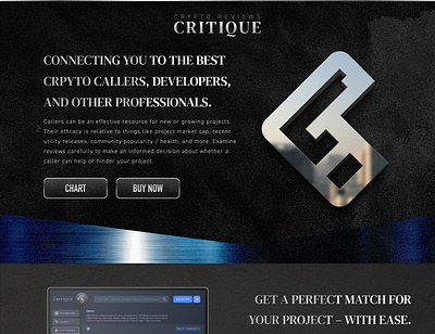 Critique Web3 Site - Blockchain Reviews Platform Landing Page blockchain branding cryptocurrency design illustration review platform reviews ui web3