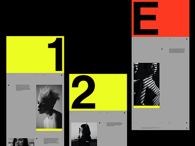 B—Exhibition art direction branding clean color design logo simple typography