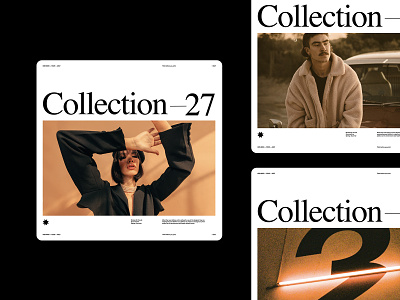 Collection—27 art direction branding clean grid simple typography