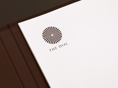 The Dial art direction branding clean color design logo simple typography