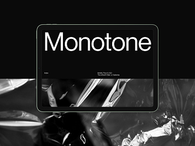 Monotone/Doutone art direction branding clean color design logo photography simple typography ui