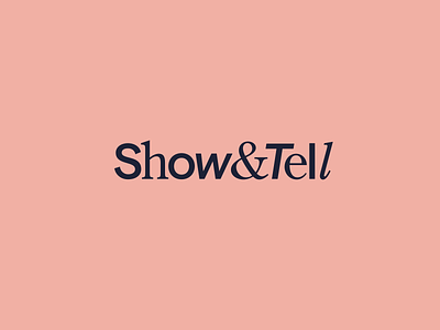 Show&Tell art direction branding clean color design logo motion motion graphics simple typography
