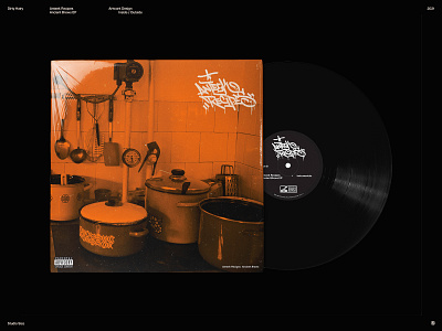 Dirty Hairy — Anteek Recipes art direction branding clean design grid helvetica layout lp simple typography vinyl