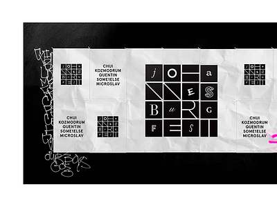 Johannesburg Festival Branding abstract animated behance branding clean festival grid logo poster simple