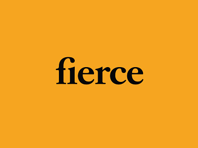 Fierce Branding brand development brand identity branding branding design custom type design graphic design logo logodesign logotype type type design typedesign
