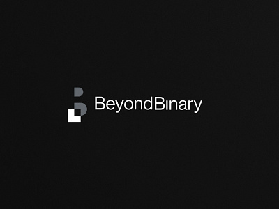 Byeond Binary Logo adobe adobe illustrator ai brand development branding custom type design graphic design icon logo logo design logo icon type typography vector