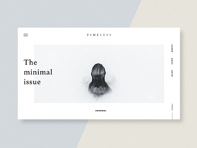 Timeless Magazine Journal blog branding design digital magazine site design uxui website