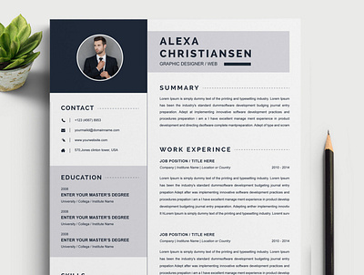 CV Template resume template