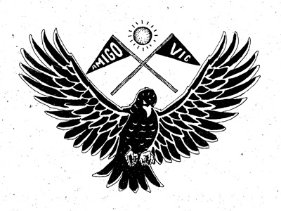 Golden eagle black white eagle illustration