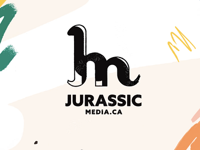 Jurassic Media animation branding digital design media dinosaur illustration letter j lettermark logo vector