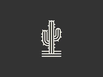 Cactus art badge cactus concept design flat geometic icon illustration illustrator minimal vector