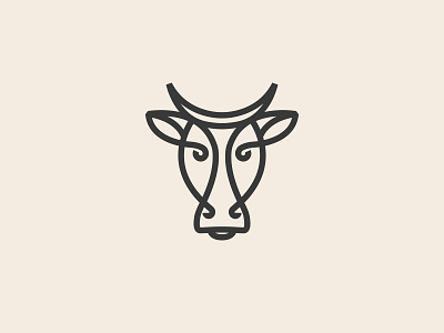 Quinta do Toural art bovine branding concept cow design flat geometic illustration illustrator line line art logo minimal vector